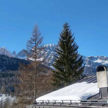 Croda With Large Panoramic Terrace And Private Garage * Cortina d'Ampezzo